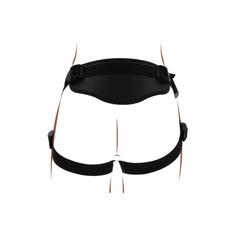GET REAL - IMBRACATURA DELUXE CON CINTURINO NERO